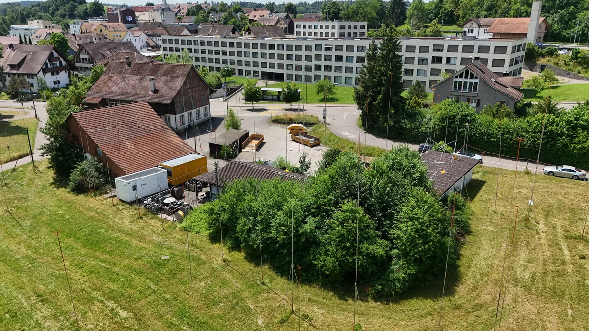 Bauprojekt Gupfen, aktuell, Juli 2025. Archivaufnahmen.